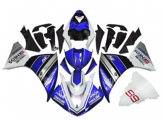 Yamaha R1 2015-2019 - Branco Azul Prata