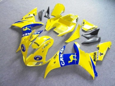 Yamaha R6 2003-2005 - Amarelo Azul Motul Camelo