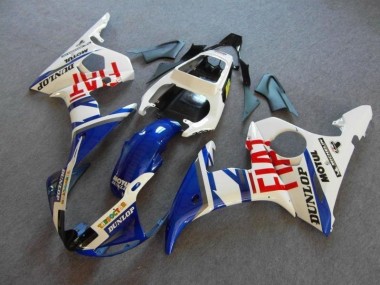 Yamaha R6 2003-2005 - Azul Branco Fiat