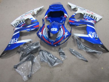 Yamaha R6 2003-2005 - Azul Branco Motul Fiat