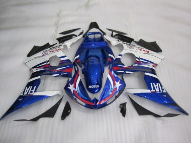 Yamaha R6 2003-2005 - Azul Branco Motul Fiat