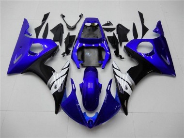 Yamaha R6 2003-2005 - Azul Branco Preto