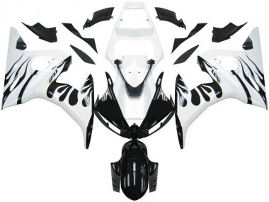 Yamaha R6 2003-2005 - Branco Chama Preto