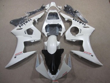 Yamaha R6 2003-2005 - Branco & Preto Decalque