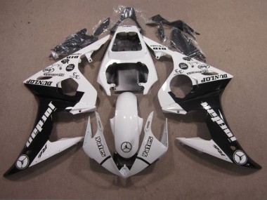 Yamaha R6 2003-2005 - Branco Preto