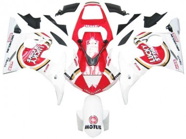 Yamaha R6 2003-2005 - Branco Vermelho Lucky Strike