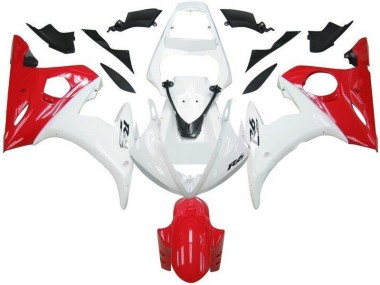 Yamaha R6 2003-2005 - Branco Vermelho