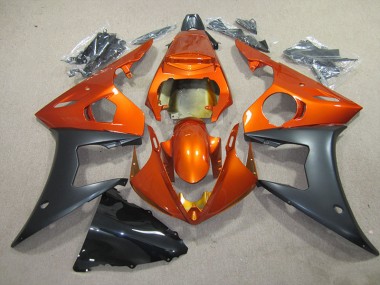 Yamaha R6 2003-2005 - Laranja Preto