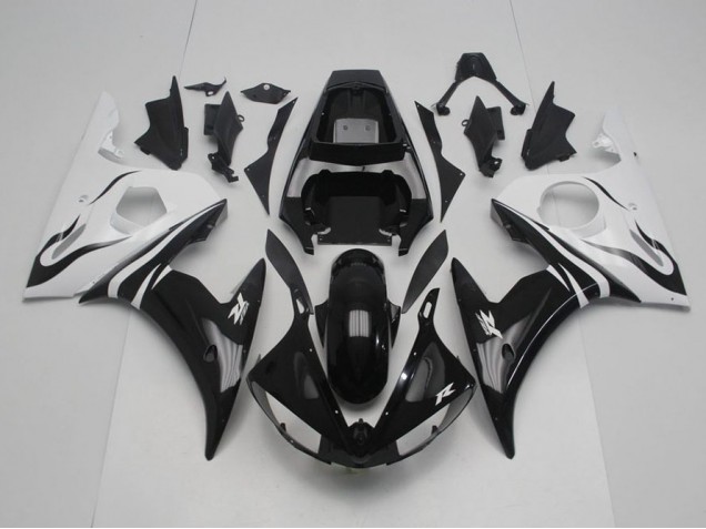 Yamaha R6 2003-2005 - Preto & Branco Yamaha R6 2003-2005 - Preto & Branco