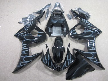 Yamaha R6 2003-2005 - Preto & Chama