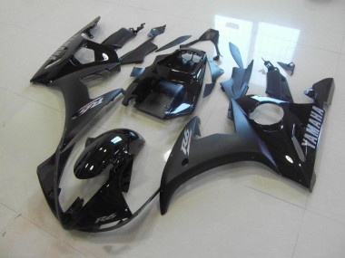 Yamaha R6 2003-2005 - Preto Fosco Preto Brilhante