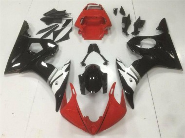 Yamaha R6 2003-2005 - Vermelho Preto Branco