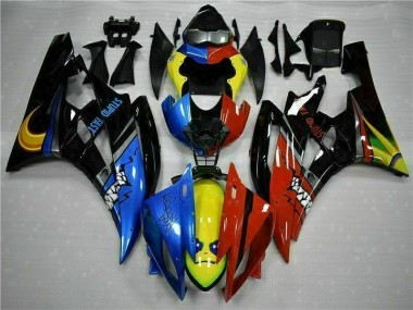 Yamaha R6 2006-2007 - Amarelo Azul Vermelho