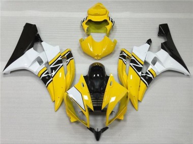 Yamaha R6 2006-2007 - Amarelo Branco Preto