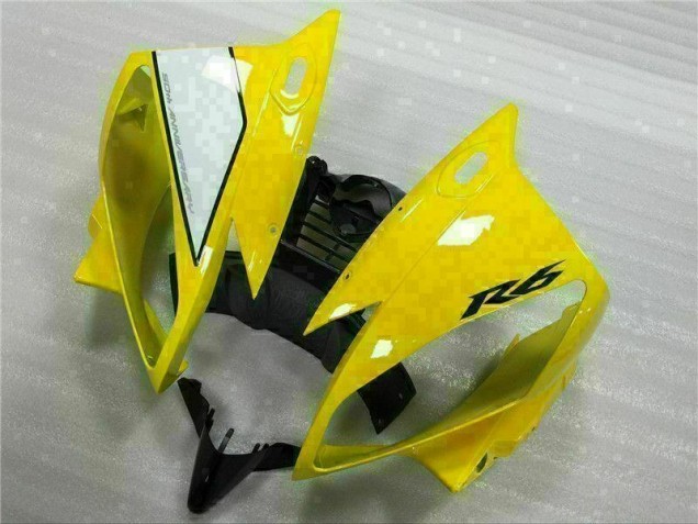 Yamaha R6 2006-2007 - Amarelo Branco Preto Yamaha R6 2006-2007 - Amarelo Branco Preto