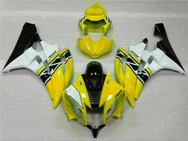 Yamaha R6 2006-2007 - Amarelo Branco Preto Yamaha R6 2006-2007 - Amarelo Branco Preto