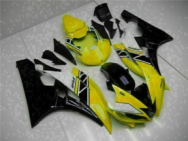 Yamaha R6 2006-2007 - Amarelo Preto