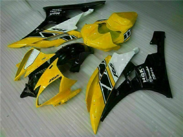 Yamaha R6 2006-2007 - Amarelo Preto