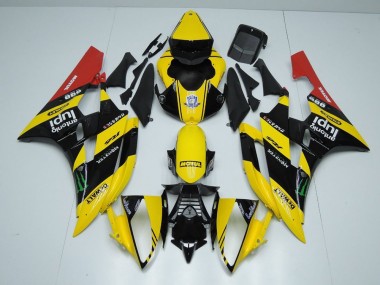 Yamaha R6 2006-2007 - Amarelo Preto Monster