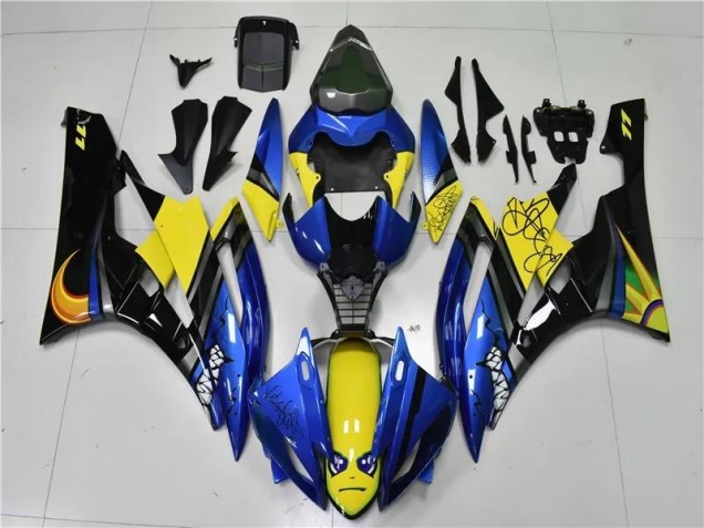 Yamaha R6 2006-2007 - Azul Tubarão Yamaha R6 2006-2007 - Azul Tubarão