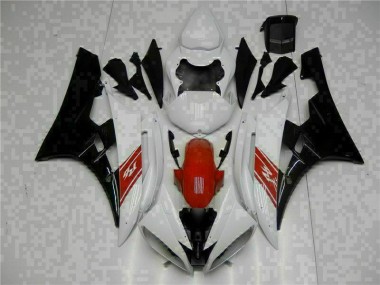 Yamaha R6 2006-2007 - Branco Preto