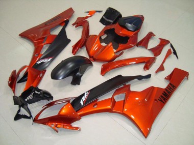Yamaha R6 2006-2007 - Laranja Preto Fosco