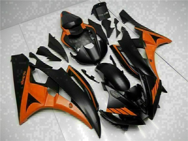 Yamaha R6 2006-2007 - Laranja Preto Yamaha R6 2006-2007 - Laranja Preto