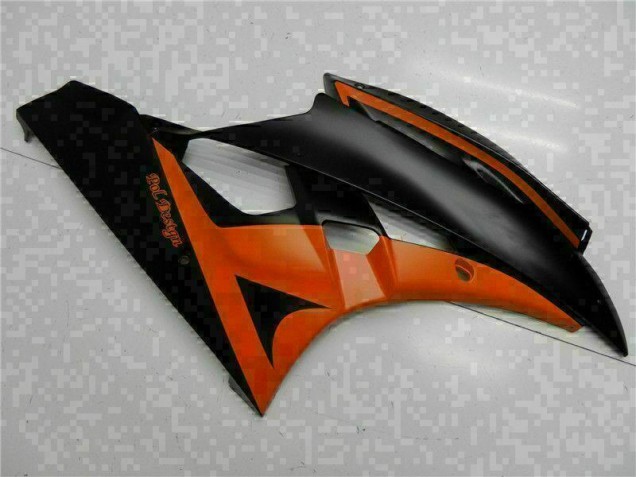 Yamaha R6 2006-2007 - Laranja Preto Yamaha R6 2006-2007 - Laranja Preto