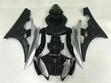 Yamaha R6 2006-2007 - Prata Preto