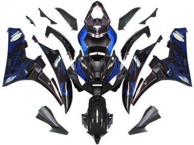 Yamaha R6 2006-2007 - Preto Azul Chama