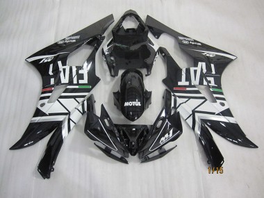 Yamaha R6 2006-2007 - Preto Branco Motul Fiat