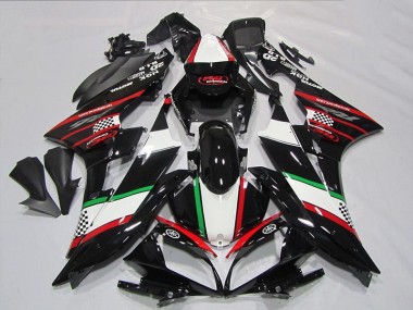 Yamaha R6 2006-2007 - Preto Vermelho Verde
