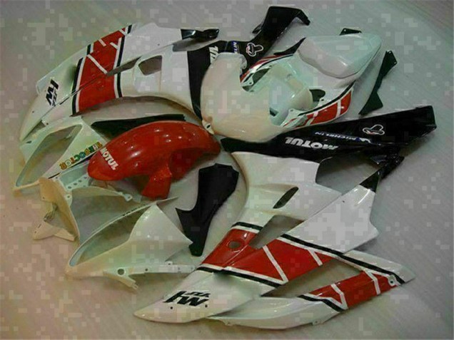 Yamaha R6 2006-2007 - Vermelho Branco Yamaha R6 2006-2007 - Vermelho Branco