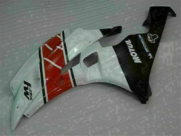 Yamaha R6 2006-2007 - Vermelho Branco Yamaha R6 2006-2007 - Vermelho Branco