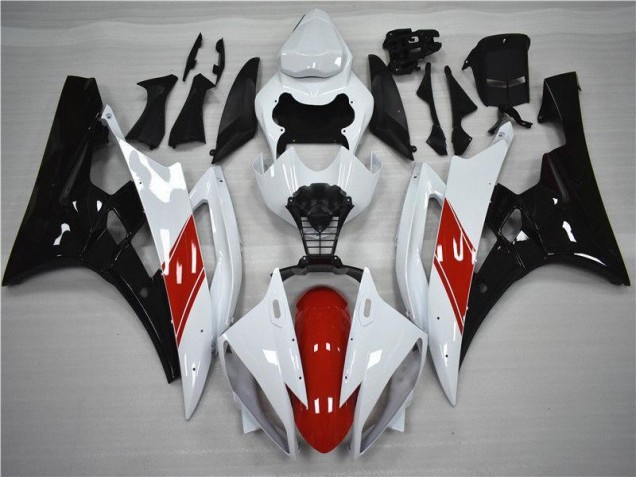 Yamaha R6 2006-2007 - Vermelho Branco Preto Yamaha R6 2006-2007 - Vermelho Branco Preto
