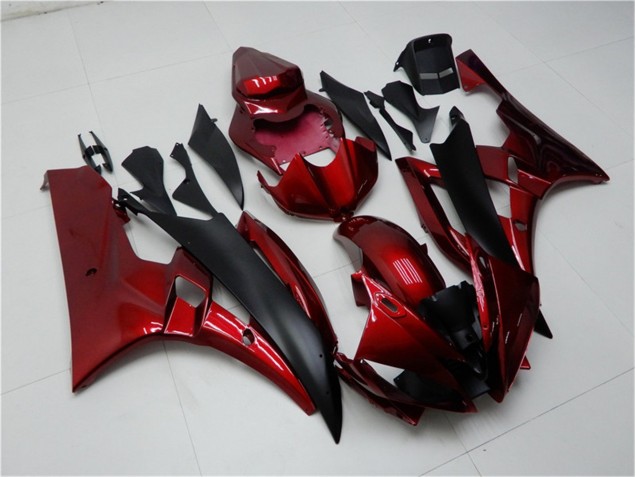 Yamaha R6 2006-2007 - Vermelho Preto Yamaha R6 2006-2007 - Vermelho Preto