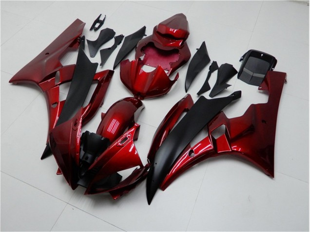 Yamaha R6 2006-2007 - Vermelho Preto Yamaha R6 2006-2007 - Vermelho Preto