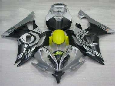 Yamaha R6 2008-2016 - Amarelo Preto Prata
