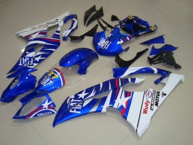 Yamaha R6 2008-2016 - Azul Branco Fiat 27 Vermelho Wudy