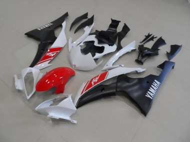 Yamaha R6 2008-2016 - Branco & Preto Fosco