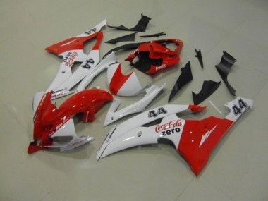 Yamaha R6 2008-2016 - Branco Vermelho Coca Cola Zero 44