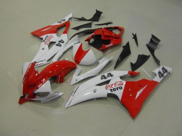 Yamaha R6 2008-2016 - Branco Vermelho Coca Cola Zero 44