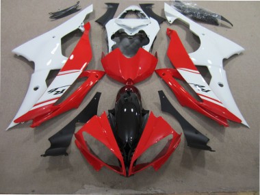 Yamaha R6 2008-2016 - Vermelho Branco Preto